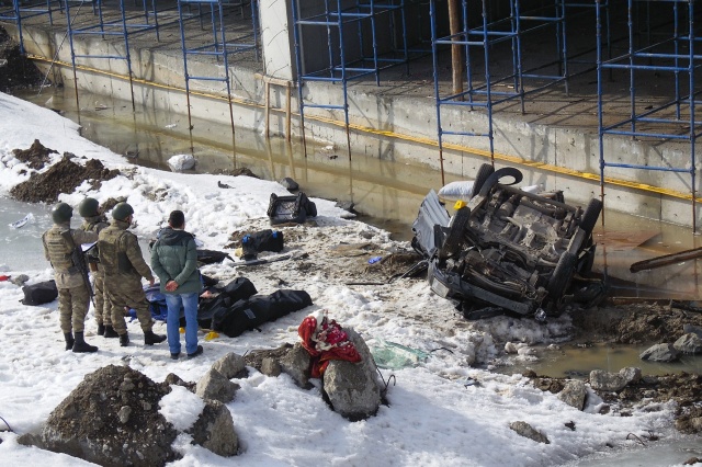 Erciş'te Trafik kazası 1