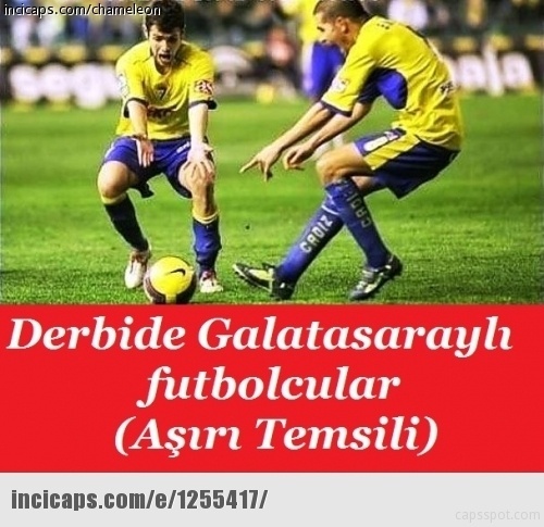 Galatasaray - Beşiktaş maçı caps'leri 10