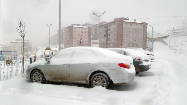 Van'da kar yağışı hayatı olumsuz etkiledi 5