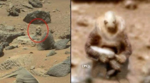Mars'tan dünyaya gelen sıra dışı görüntüler... 1