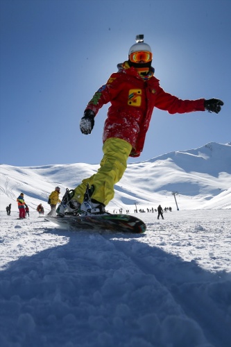 Snowboard meraklısı esnaf "Nusret Akımı"na kapıldı 10