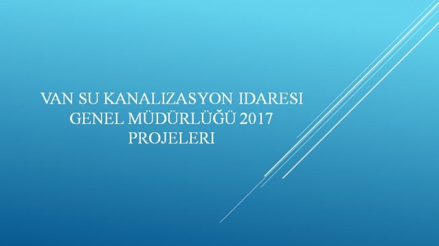 Van Büyükşehir Belediyesi 2017 projeleri 109