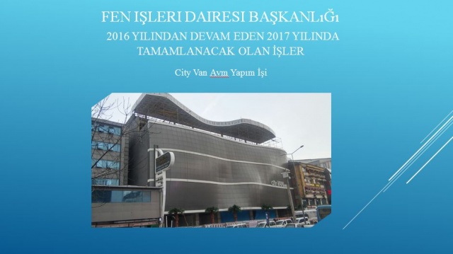 Van Büyükşehir Belediyesi 2017 projeleri 59