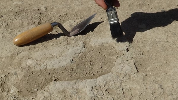Van'da 2700 yıllık Urartulu kadının ayak izine rastlandı 2