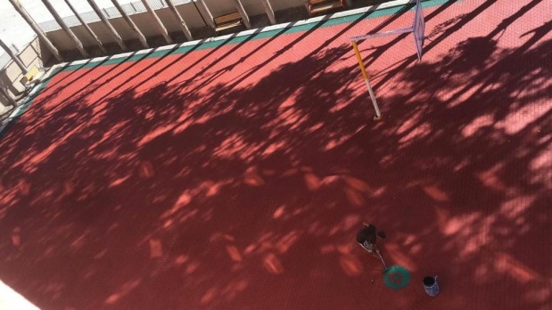İpekyolu’nda okullar asfaltlarla renkleniyor 1