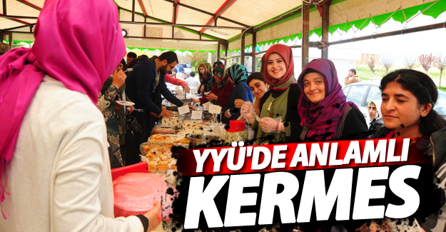 Van Yüzüncü Yıl Üniversitesi'nde anlamlı kermes - Van Haber