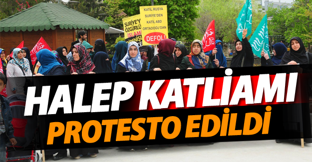 Halep’teki katliam Van’da protesto edildi – Van Haber