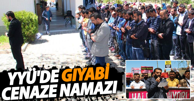 Van'dan Suriye'ye destek için gıyabi cenaze namazı kılındı - Van Haber
