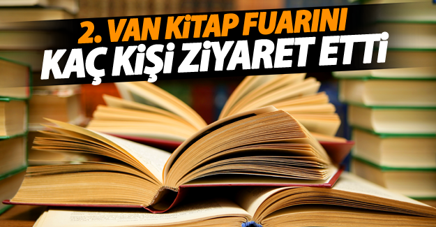 2. Van kitap fuarını kaç kişi ziyaret etti
