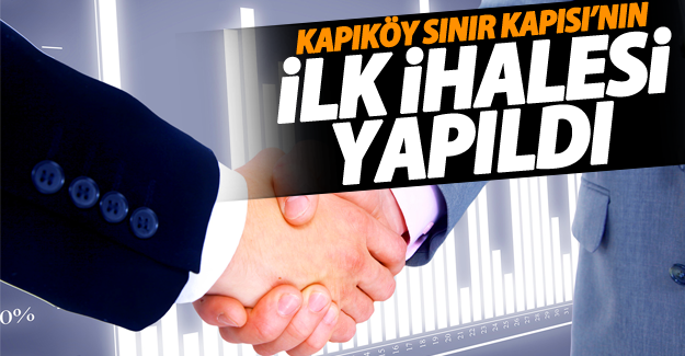 Kapıköy'ün modernizasyonu öncesi güzel haber
