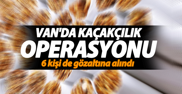 Van'da kaçakçılık operasyonu - Van Haber