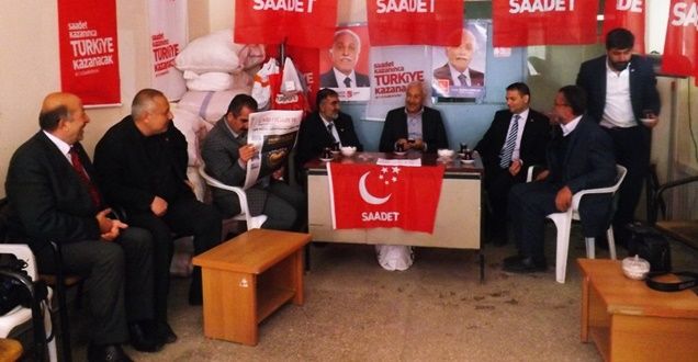 Dinçer'den Saadet partisine Ziyeret!