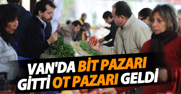 Van'da bit pazarı gitti ot pazarı geldi