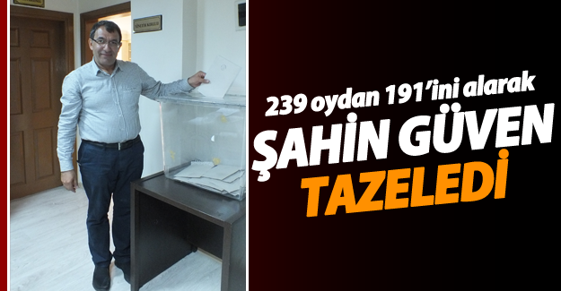 İbrahim Şahin seçimden zaferler çıktı