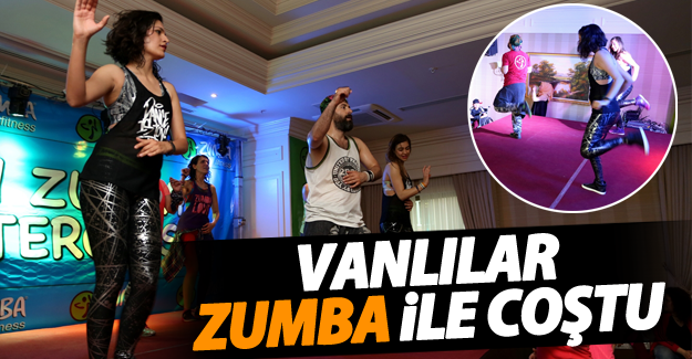 Vanlılar, "zumba" ile coştu