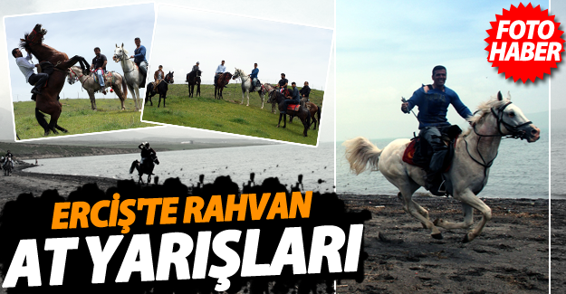 Erciş'te Rahvan At Yarışları