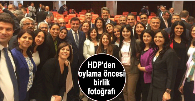 HDP’den birlik fotoğrafı ve Saraya Boyun Eğmeme Çağrısı