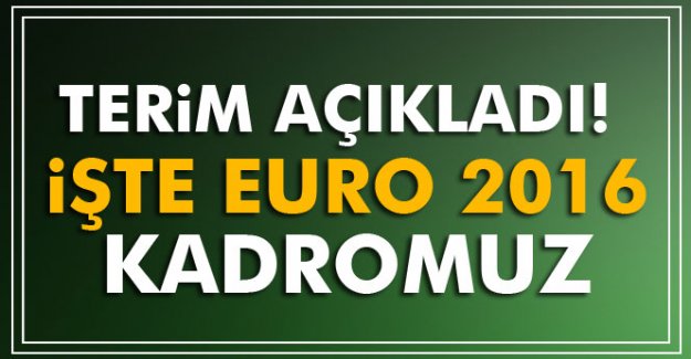 Milli Takım Euro 2016 aday kadrosu açıklandı!Volkan Demirel var mı?