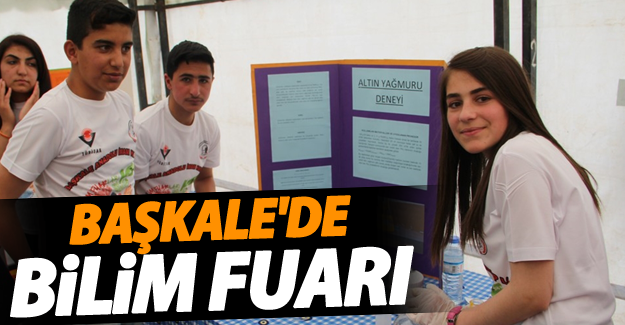 Başkale'de bilim fuarı açıldı