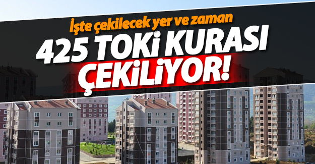 Van’ın Şerefiye TOKİ kurası çekiliyor! Van TOKİ kura sonuçları