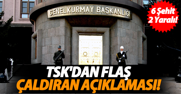 Genelkurmay'dan Çaldıran açıklaması Son Dakika Van Haberleri