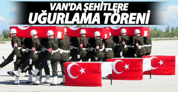 Şehitler Kıvanç Cesur,İbrahim Tıraş ve Murat Sarıgül için tören