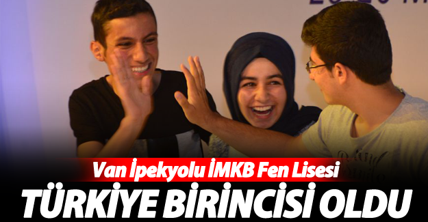 Vanlı Öğrenciler Türkiye Birincisi Oldu