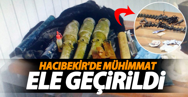 SICAK GELİŞME! Hacıbekir Mahallesi'nde mühimmat operasyonu