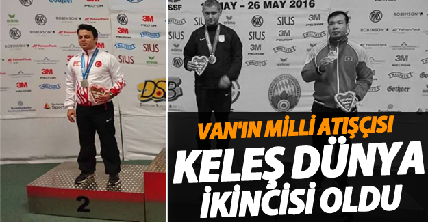 Van’ın Milli atışçısı İsmail Keleş Dünya ikincisi oldu