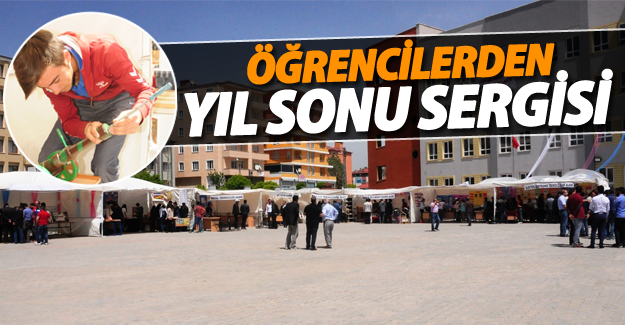 Öğrencilerden yıl sonu sergisi