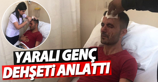 Bugün yaşanan patlamayı yaralı genç dehşeti anlattı