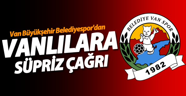 Van Büyükşehir Belediyespor yönetiminden maddi destek çağrısı