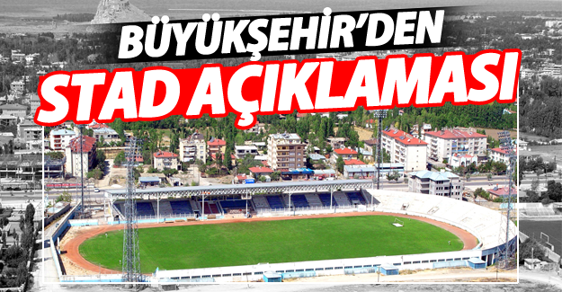 Van Büyükşehir'den flaş stad açıklaması