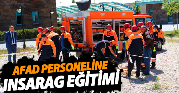AFAD Personeline Insarag Eğitimi