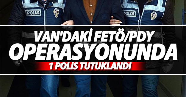 Van'daki FETÖ/PDY operasyonunda 1 polis tutuklandı