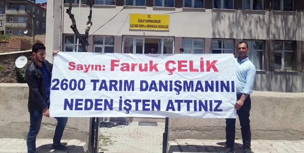 Serbest tarım danışmanlarından eylem