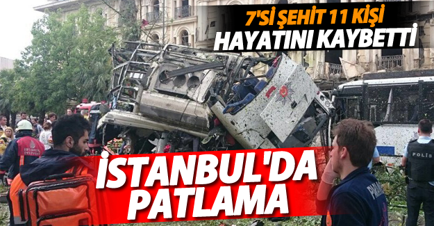 SON DAKİKA! Fatih'te polis aracına bombalı saldırı!