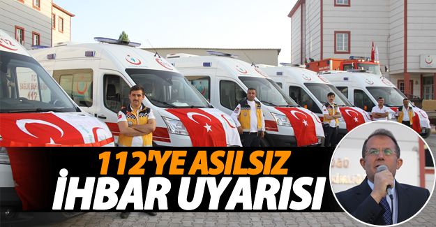 Vali Taşyapan'dan "asılsız ihbar" uyarısı