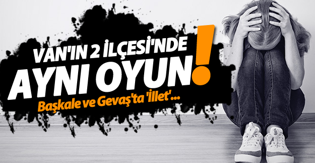Başkale ve Gevaş'ta İllet oyunu sahnelendi