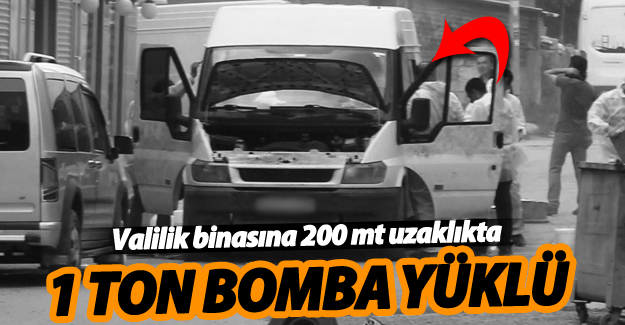 Bomba yüklü araç bulundu!