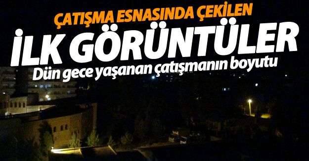 Van'da çatışma! Çatışma sonrası çekilen ilk görüntüler
