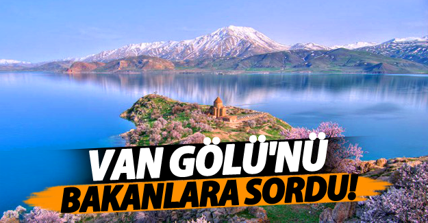 Van Gölü'nü bakanlara sordu!