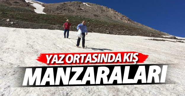 Yaz Ortasında Kış Manzaraları