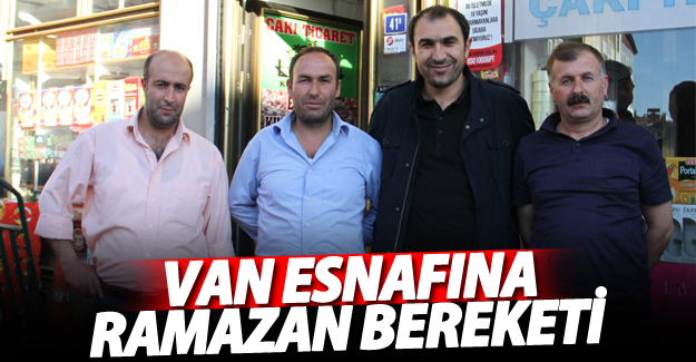 Van esnafına Ramazan bereketi