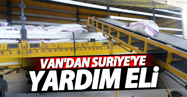 Van’dan Suriye’ye 6 Tır Ramazan Yardımı