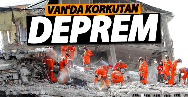 Van'da gece yarısı korkutan deprem!