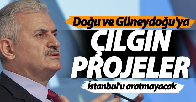 Yıldırım, Doğu için 4 projeyi açıkladı