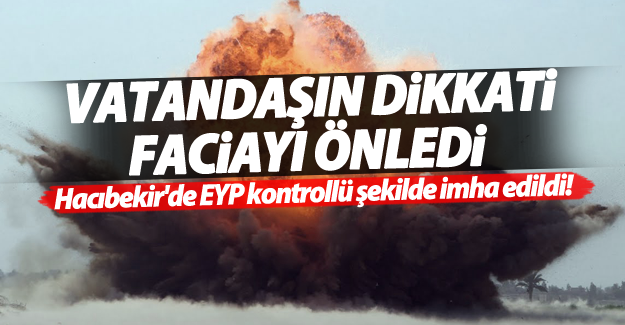 Hacıbekir Mahallesi'nde patlama!