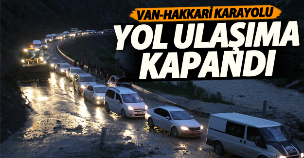 Van Hakkari yolu selden kapandı