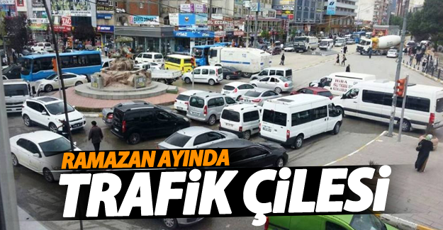 Van'da Ramazan'da Trafik Sorunu